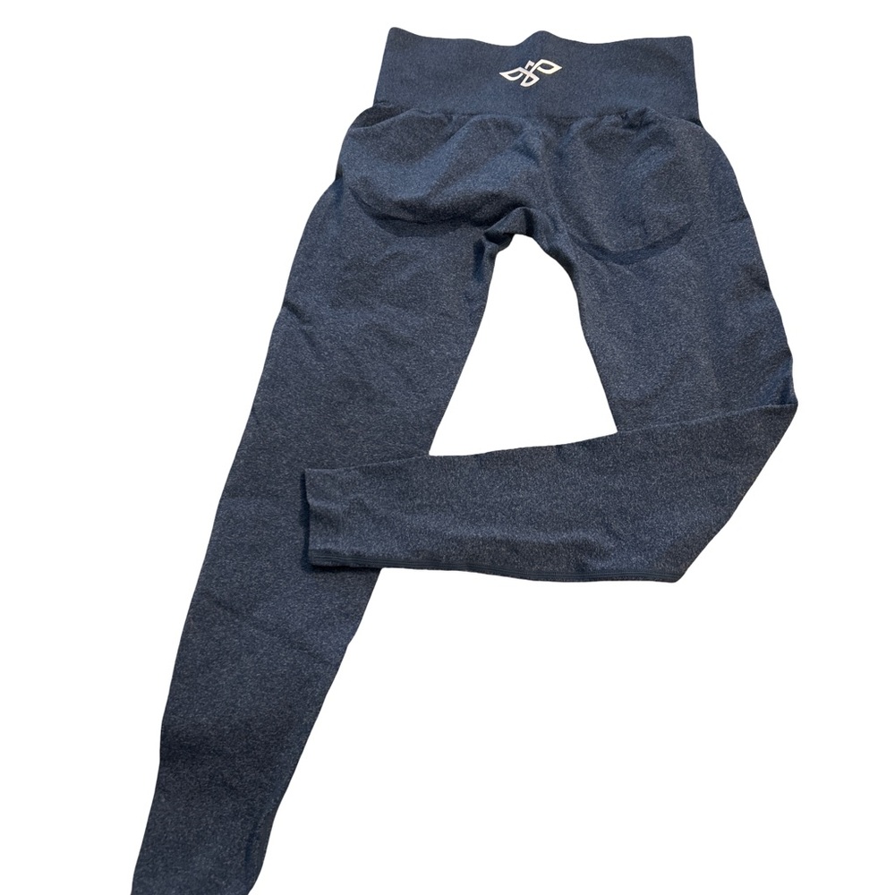 Omega Blue Leggings with Tapered Fit